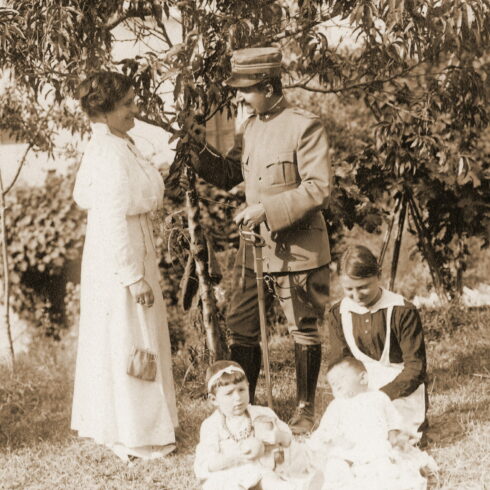 1916 Foto di famiglia in licenza dal fronte