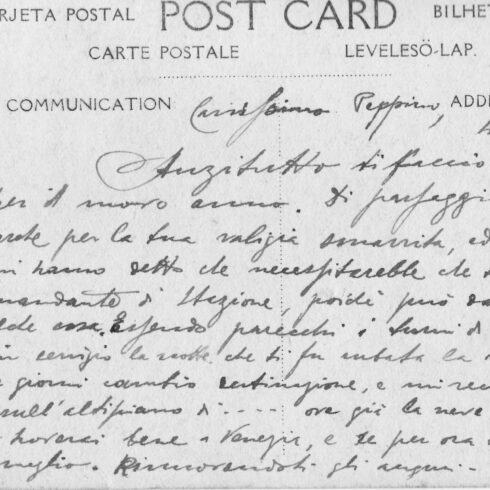 1917 Natale in guerra dalle trincee dell'Adamello