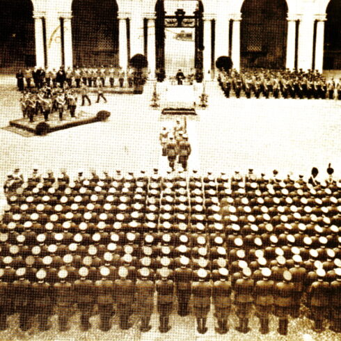 1938 Accademia di Modena - Giuramento 81° corso Carattere