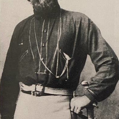 1860 - Foto-ritratto di Garibaldi (autore ignoto), alla vigilia della spedizione dei Mille