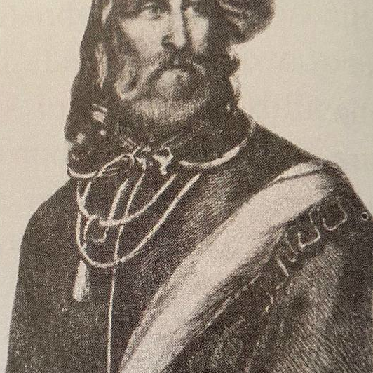 Giuseppe Garibaldi, nell'uniforme di Generale della Marina brasiliana secessionista del Rio Grande do Sul