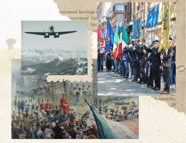 Portale delle memorie - collage di foto