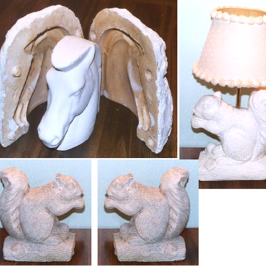 Lampade e figure ornamentali di Alfredo Cappuccino