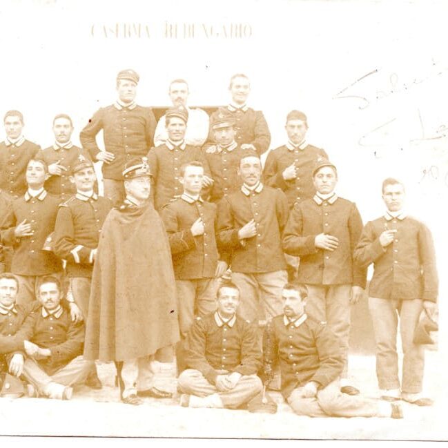 1902-11-13 Caserma Berengario - Saluti da San Leo