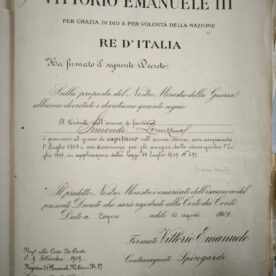 1909-07-01 Promozione al grado di Capitano