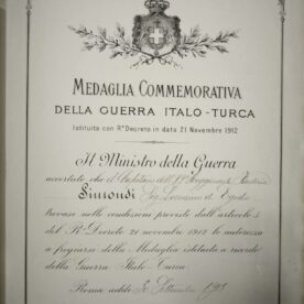 1913-09-30 Medaglia Commemorativa della Guerra Italo-Turca