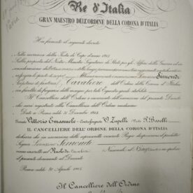 1915-04-30 Inscrizione nel Ruolo dei Cavalieri Nazionali