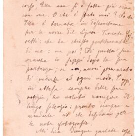 11 marzo 1907 - Cartolina autografa Augusto Vernarecci (fronte)