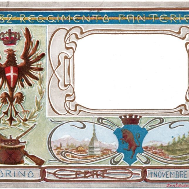 Insegne reggimentali 82° reggimento Fanteria-Torino di stanza in Pesaro e Fano