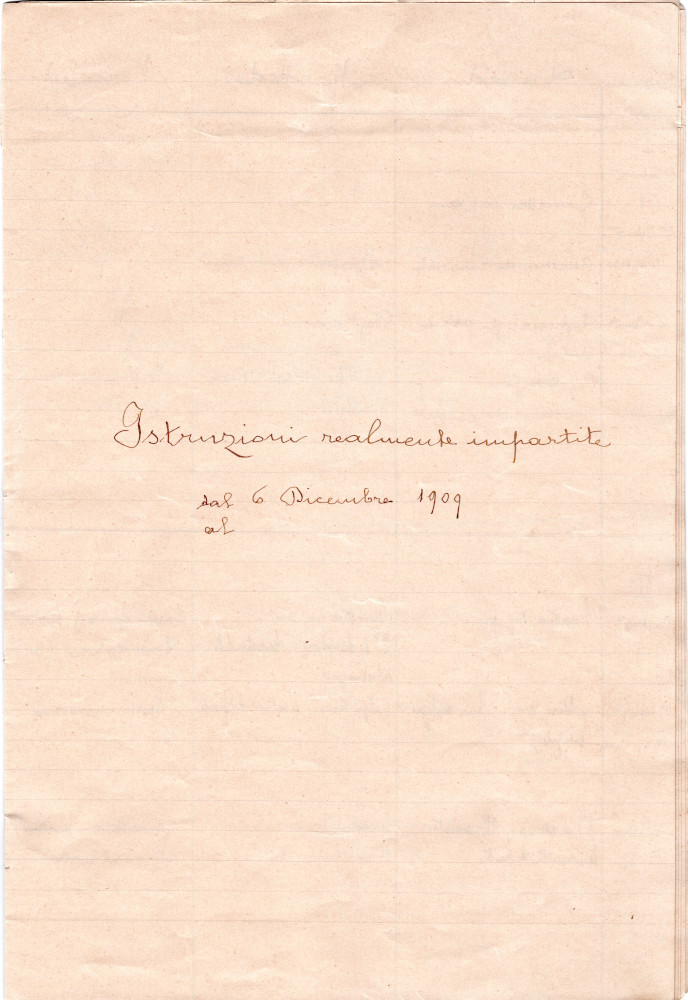 1909 - Manuale di addestramento reclute