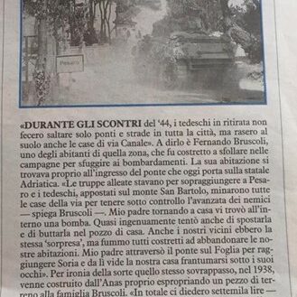 Le case di via Canale minate e rase al suolo