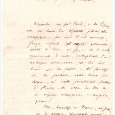 1909 - Lettera Vernarecci - riferimento terremoto - pag. 1