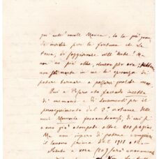 1909 - Lettera Vernarecci - riferimento terremoto - pag. 2