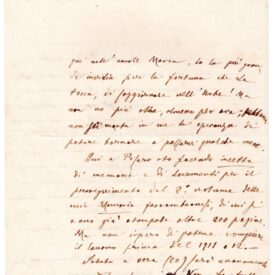 1909 - Lettera Vernarecci - riferimento terremoto - pag. 2