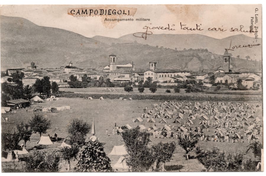 Ricordi delle manovre in campo militare