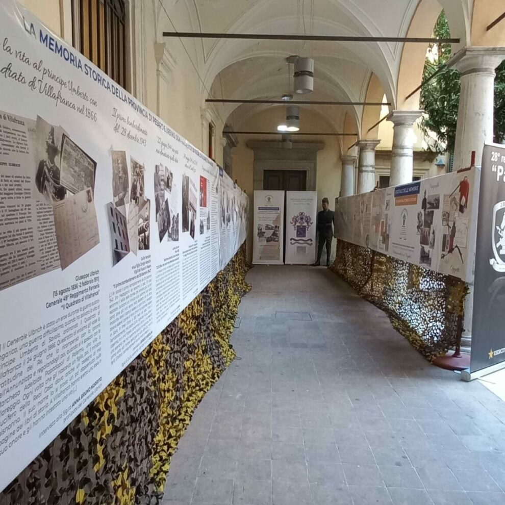 2025-05-24 Inaugurazione 3 edizione mostra Portale delle Memorie presso il cortile di Palazzo Gradari-Pannelli
