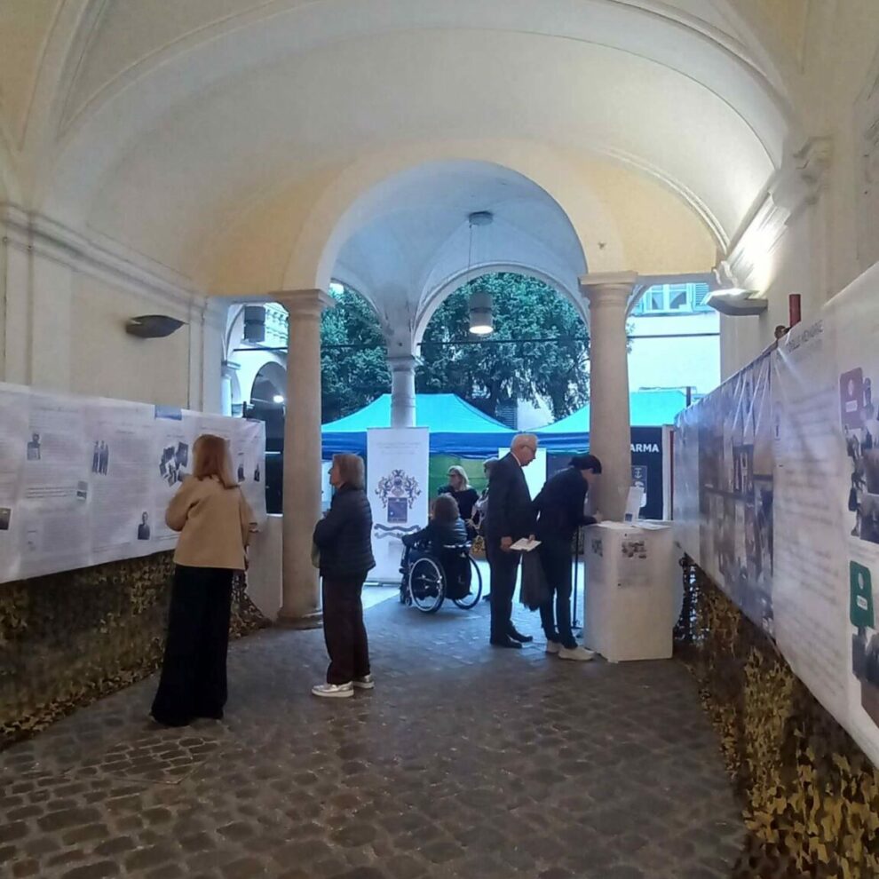 2025-05-24 Inaugurazione 3 edizione mostra Portale delle Memorie presso il cortile di Palazzo Gradari