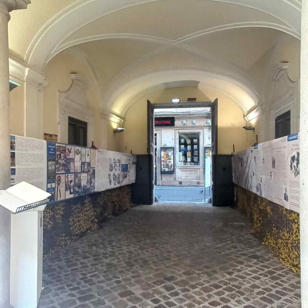 2025-05-24 Inaugurazione 3 edizione mostra Portale delle Memorie presso il cortile di Palazzo Gradari