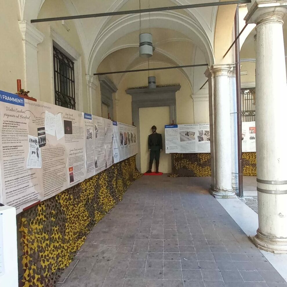 2025-05-24 Inaugurazione 3 edizione mostra Portale delle Memorie presso il cortile di Palazzo Gradari