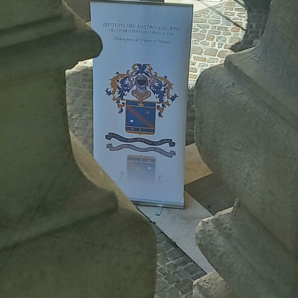 2025-05-24 Inaugurazione 3 edizione mostra Portale delle Memorie presso il cortile di Palazzo Gradari-Istituto del Nastro Azzurro