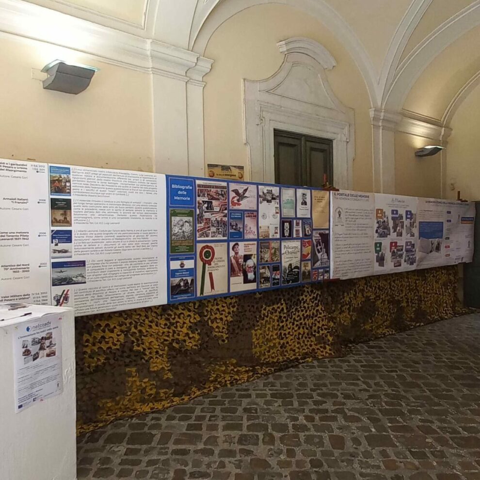 2025-05-24 Inaugurazione 3 edizione mostra Portale delle Memorie presso il cortile di Palazzo Gradari-Le Pubblicazioni