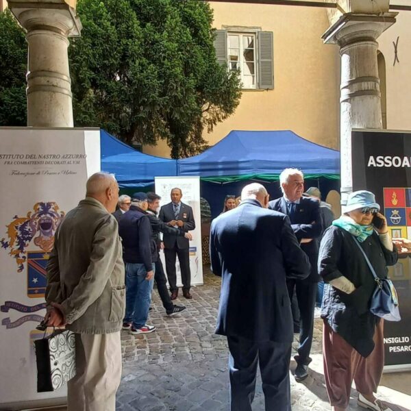 2025-05-24 Inaugurazione 3 edizione mostra Portale delle Memorie presso il cortile di Palazzo Gradari