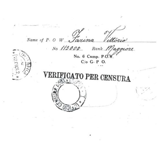 Corrispondenza P.O.W.