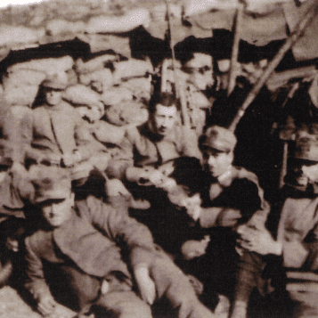 Prima linea S.M. 22 battaglione 122 - dall'album del soldato Di Camillo Orazio