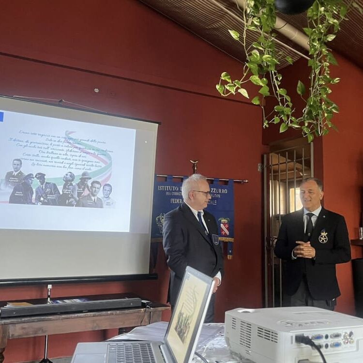 20250614-Lassù dove volano gli eroi-Alfredo Leonardi e il Gen. Gianni Spaziani