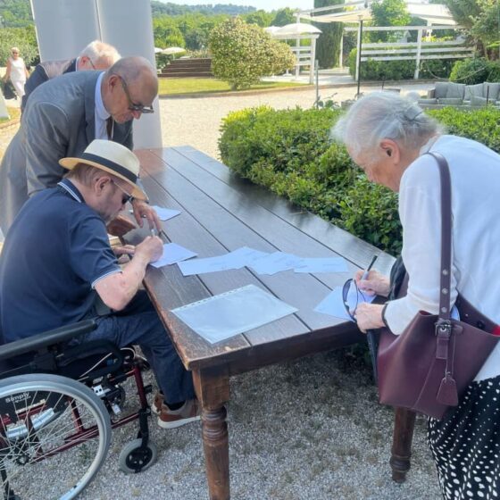 20250614-Lassù dove volano gli eroi-Firma dei familiari